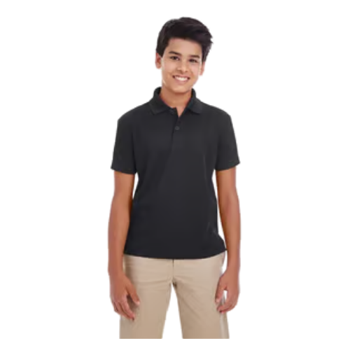 CORE365 YOUTH ORIGIN PERFORMANCE PIQUE POLO
